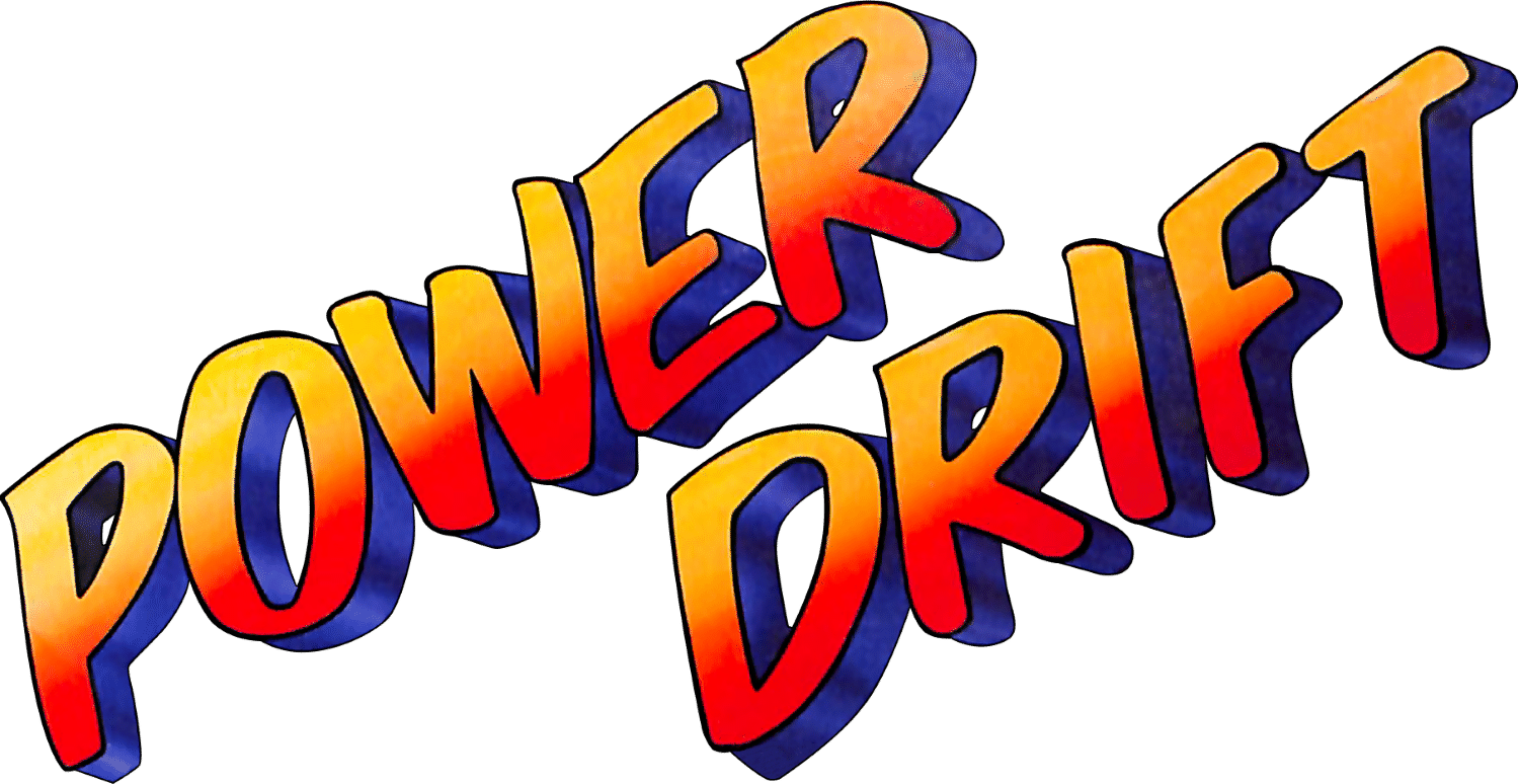 Power Drift logo for Commodore 64